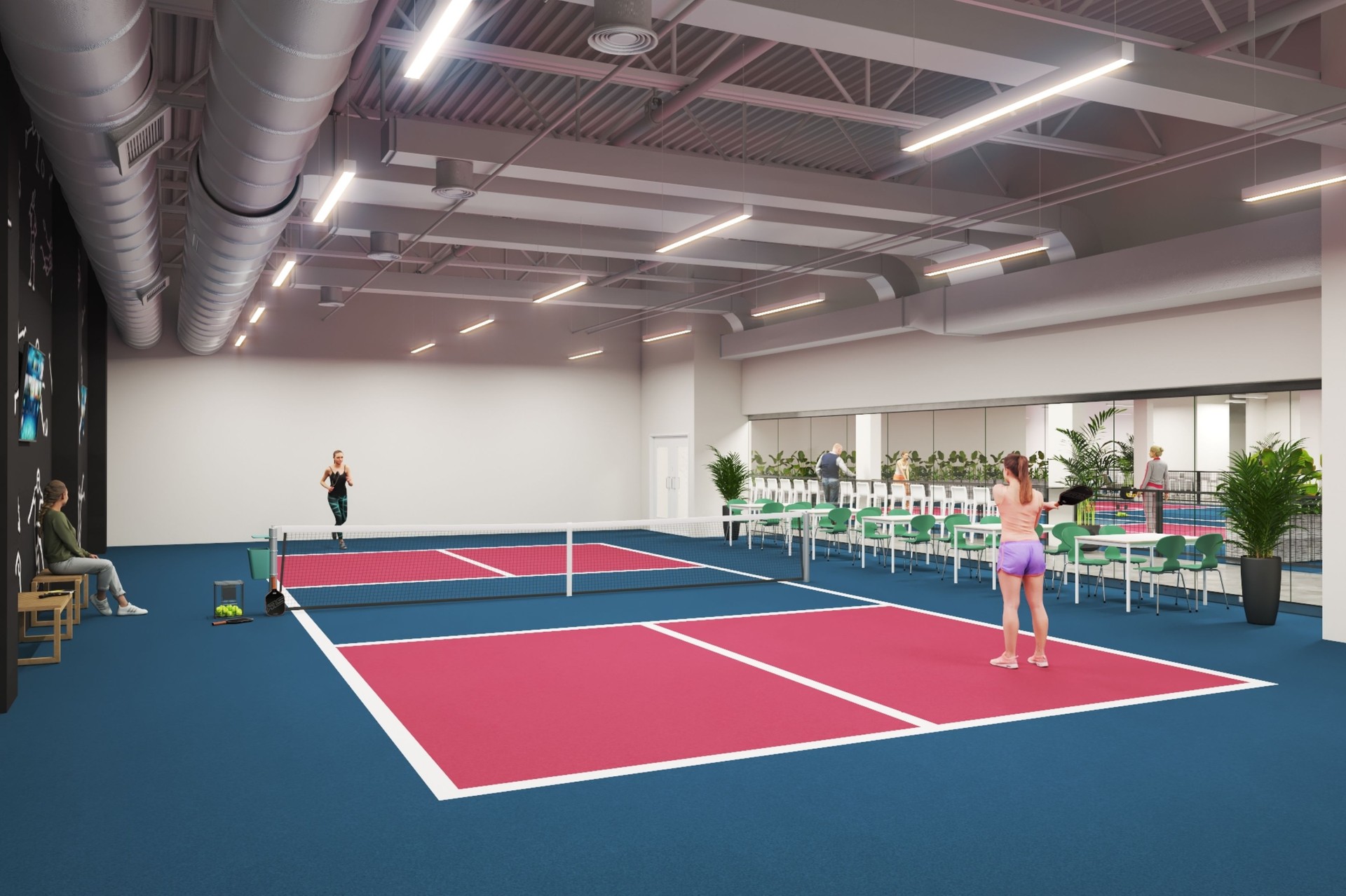 Pickleball court